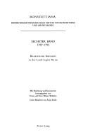 Cover of: Bonstettiana 1787-1793: Bonstetten Landvogt in Nyon-Heranbrandende Revolution-Freundschaft mit Friedrich von Matthisson und Friederike Brun