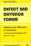 Cover of: Defects and Diffusion in Ceramics by D. J. Fisher, D. J. Fisher