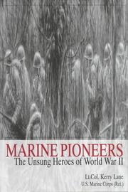 Cover of: Marine Pioneers by Kerry Lane
