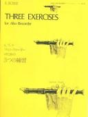 Cover of: 3 Exercises: for Alto Recorder