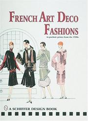 Cover of: French Art Deco fashions in pochoir prints from the 1920s