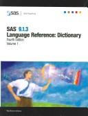 Cover of: SAS 9.1.3 Language Reference by Publishing SAS Publishing, Publishing SAS Publishing