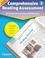 Cover of: Comprehensive Reading Assessment: Test Preparation for Improved Performance 
