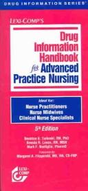 Cover of: Drug Information Handbook for Advanced Practice Nursing