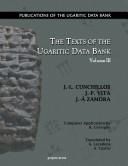 Cover of: The Texts Of The Ugaritic Data Bank