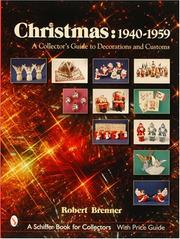 Cover of: Christmas,1940-1959 by Robert Brenner