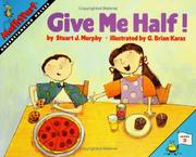 Cover of: Give Me Half! (MathStart 2)