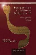 Cover of: Perspectives on Hebrew Scriptures II by Ehud Ben Zvi