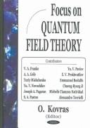 Cover of: Frontiers In Field Theory by O. Kovras