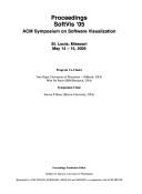 Cover of: Proceedings, Softvis '05: ACM Symposium on Software Visualization by Sigchi