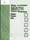 Cover of: Daily Math Practice