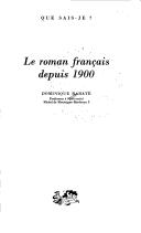 Cover of: Le Roman Francais Depuis 1900