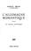 Cover of: Allemagne romantique t3