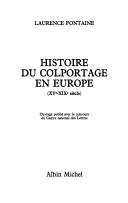 Histoire du colportage en Europe by Laurence Fontaine