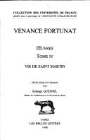 Vie de Saint Martin by Venance Fortunat, S. Quesnel, Venantius Honorius Clementianus Fortunatus