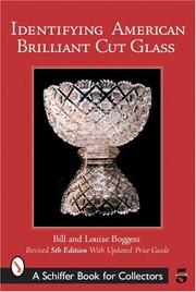 Cover of: Identifying American Brilliant Cut Glass (Schiffer Book for Collectors)