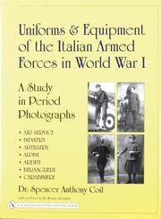 Cover of: Uniforms & Equipment of the Italian Armed Forces in World War I