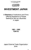 Cover of: INVESTING IN JAPAN 91-92