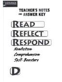 Cover of: Read Reflect Respond D Answer Key (Read Reflect Respond)
