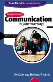 Cover of: Improving communication in your marriage
