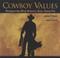 Cover of: Cowboy Values