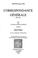 Cover of: Correspondance Generale 1871