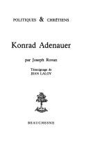Cover of: Konrad Adenauer by Joseph Rovan