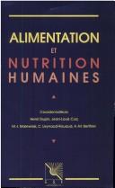 Cover of: Alimentation et nutrition humaines by Henri Dupin