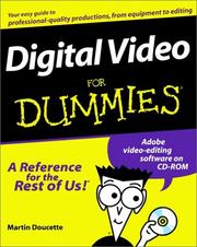 Cover of: Digital video for dummies