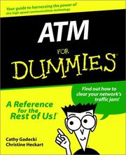 Cover of: ATM for dummies by Cathy Gadecki