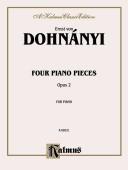Cover of: Four Piano Pieces, Op. 2 (Kalmus Edition)