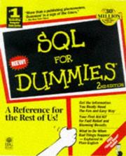 Cover of: SQL for dummies