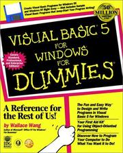 Cover of: Visual Basic 5 for Windows for dummies