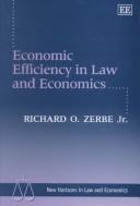 Cover of: Economic Efficiency in Law and Economics (New Horizons in Law and Economics Series)