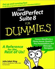 Cover of: WordPerfect Suite 8 for dummies