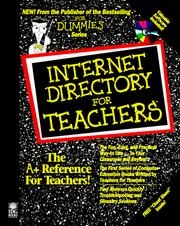 Cover of: Internet directory for teachers