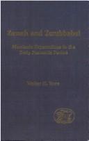 Cover of: Zemah and Zerubbabel: Messianic Expectations in the Early Postexilic Period (Journal for the Study of the Old Testament. Supplement Series, 304)
