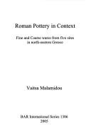 Cover of: Roman Pottery in Context by 