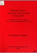 Cover of: Minoan Glyptic by Konstantinos Galanakis