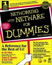 Cover of: Networking with NetWare for dummies by Ed Tittel