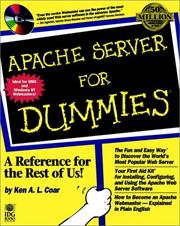 Cover of: Apache server for dummies