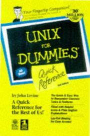 UNIX for dummies quick reference