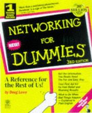 Cover of: Networking for dummies