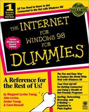 Cover of: The Internet for Windows 98 for dummies