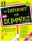 Cover of: The Internet for dummies