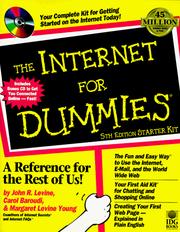 Cover of: The Internet for dummies by John R. Levine