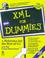 Cover of: XML for dummies