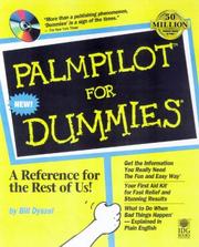 Cover of: Palm Pilot for Dummies by Bill Dyszel