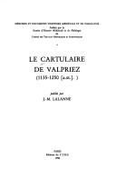 Le cartulaire de Valpriez by Jean-Michel Lalanne