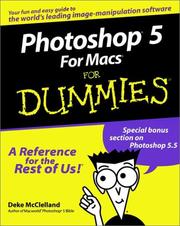 Cover of: Photoshop 5 for Macs for dummies by Deke McClelland